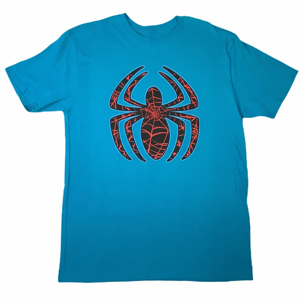 Spiderman Marvel T-Shirt Blue Large NWT